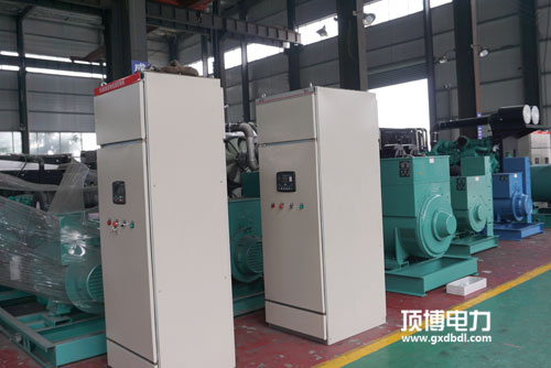 广西梧州彰泰玫瑰园项目450KW柴油发电机组供货及安装